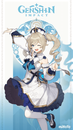 Genshin - Barbara Mini-Game Wallpaper