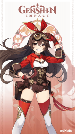 Genshin Impact - Long Banner - Amber