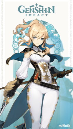 Genshin - Jean Mini-Game Wallpaper