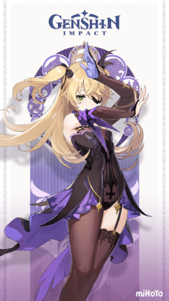 Genshin - Fischl Mini-Game Wallpaper