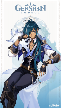 Genshin - Kaeya Mini-Game Wallpaper