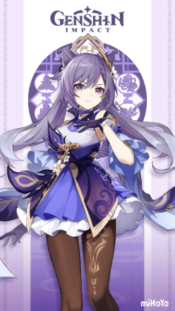 Genshin - Keqing Mini-Game Wallpaper