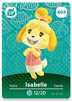 ACNH - Isabelle amiibo
