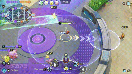 Pokemon UNITE - Talonflame Using Acrobatics to Get to Lillipup