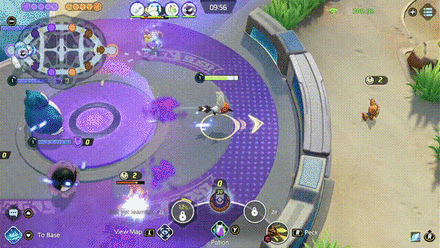 Pokemon UNITE - Talonflame Using Peck to Get to Lillipup