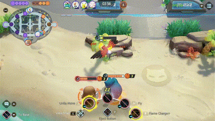 Pokemon UNITE - Talonflame Retreating via Unite Move.gif