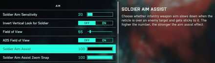 Battlefield 2042 - Soldier Aim Assist
