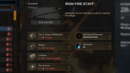 New World - Craft a Magic Weapon