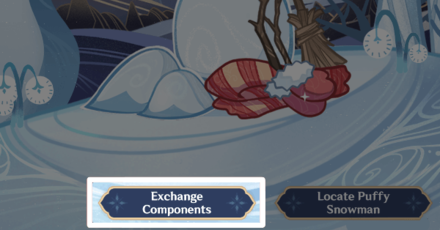 Genshin - Born of the Snow Exchange Button