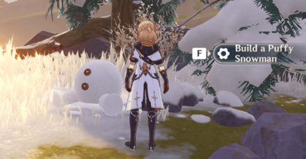 Genshin - Build a Puffy Snowman