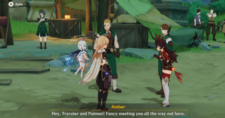 Genshin - The Snowy Past - Part I - 2 - Dragonspine Camp and Meet Amber and the Adventurers