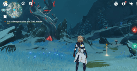 Genshin - The Snowy Past - Part I - 4 - Location Beside the Frostbearer Tree