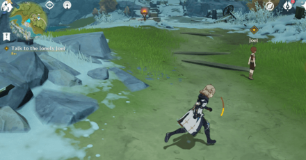 Genshin - The Snowy Past - Part I - 3 - Talk to Joel