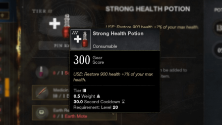 New World - Craft Strong Health Potions