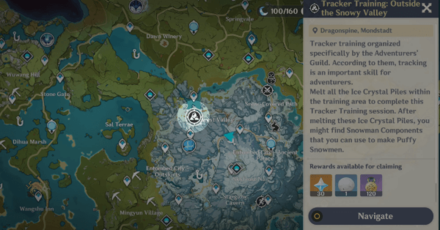 Genshin - Tracker Training - Go to Challenge