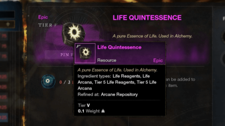 New World - Craft Quintessences