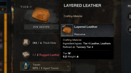 New World - Refine Layered Leather