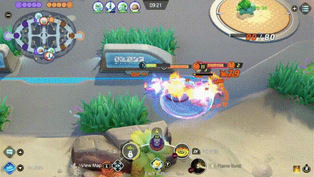 Pokemon UNITE - Charizard Retreating with Fire Spin