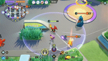 Pokemon UNITE - Charizard Bursting Down Decidueye with Combo