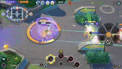 Pokemon UNITE - Decidueye Using Nock Nock from Goal Zone