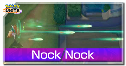 Pokemon UNITE - Decidueye Nock Nock Banner