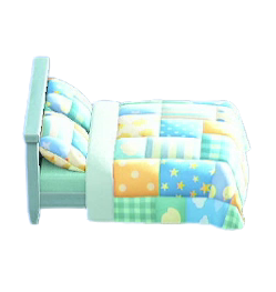 The Nursery version of Patchwork Bed