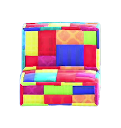 The Vivid version of Patchwork Sofa Chair