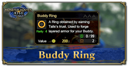 Monster Hunter Rise (MH Rise) - Buddy Ring Banner