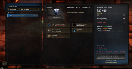 Starmetal Kite Shield