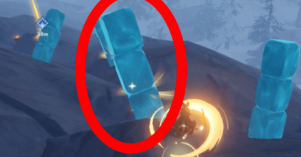 Genshin - Break Ice Pillars in Agility Training Stage 1