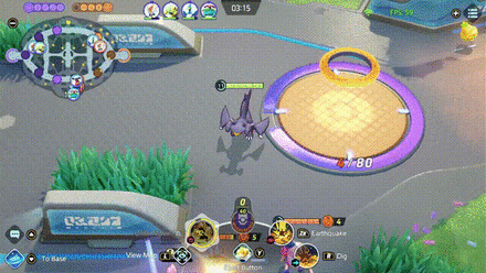 Pokemon UNITE - Garchomp Combining Dig with Earthquake