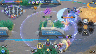 Pokemon UNITE - Snorlax Using Yawn on Absol