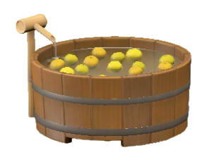 ACNH - Bathtub with Yuzu