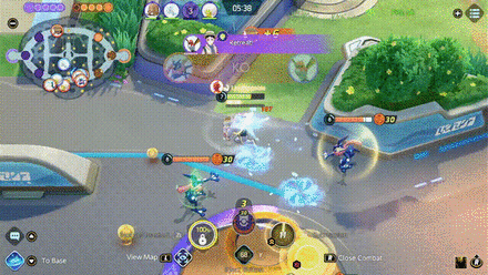 Pokemon UNITE - Machamp Retreating with Submission