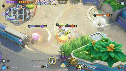 Pokemon UNITE - Machamp Finishes Zeraora with Cross Chop