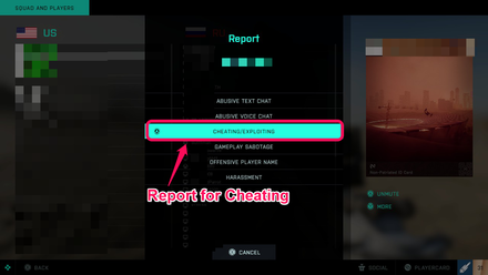Battlefield 2042 - Report for Cheating