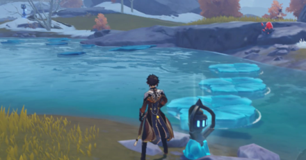 Genshin - Activate Mechanisms Near the Water First