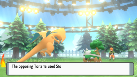BDSP - Gardenia Rematch Torterra uses Stone Edge