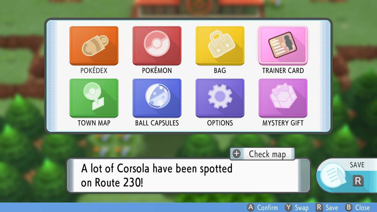 Pokemon BDSP Spotted Pokemon