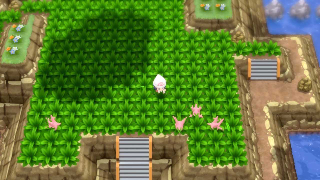 Pokemon BDSP Swarm Pokemon Overworld