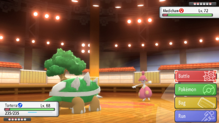 BDSP - Maylene Rematch Switch Out Pokemon for Medicham.png