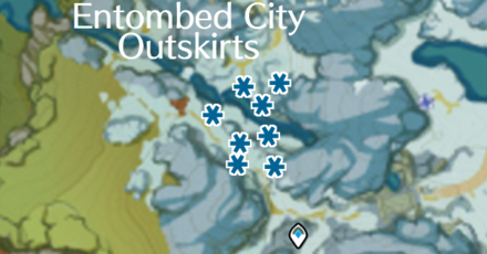 Genshin - Dragonspine Special Training - Tracker Training - Area 4 Entombed City Outskirts