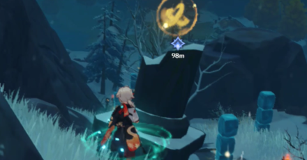 Genshin - Agility Training Stage 2 - Get the Ironskin Blessing Above a Pillar