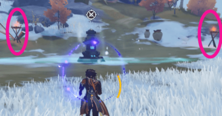 Genshin - Combat Training Stage 4 - Light up the Torches Before Starting