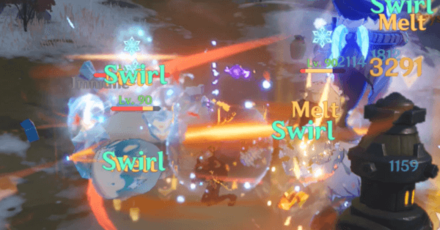 Genshin - Combat Training Stage 4 -  Use Pyro and AoE Anemo Attacks