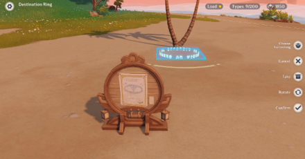 Genshin - Leisure Device - Rhythmic Device - Place Destination Ring