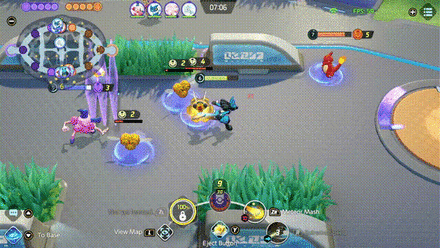 Pokemon UNITE - Lucario Pushing Back Wild Pokemon Camps