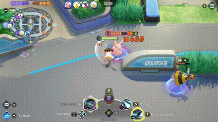 Pokemon UNITE - Lucario Stunning Wigglytuff with Bone Rush