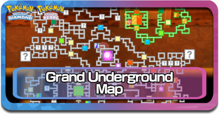 Pokemon BDSP - Grand Underground Map