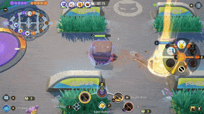 Pokemon UNITE - Crustle Using Rock Tomb and Stealth Rock